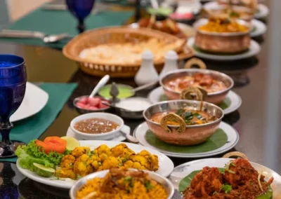 various-indian-food-with-meat-curry-soup-spicy-taste-table